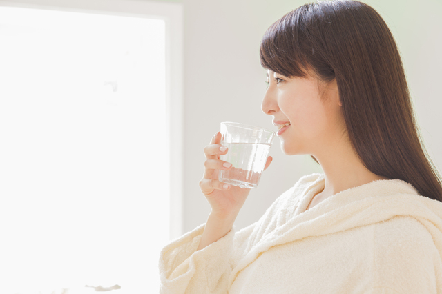 入浴前にも水分補給