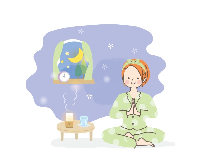 ストレッチをする