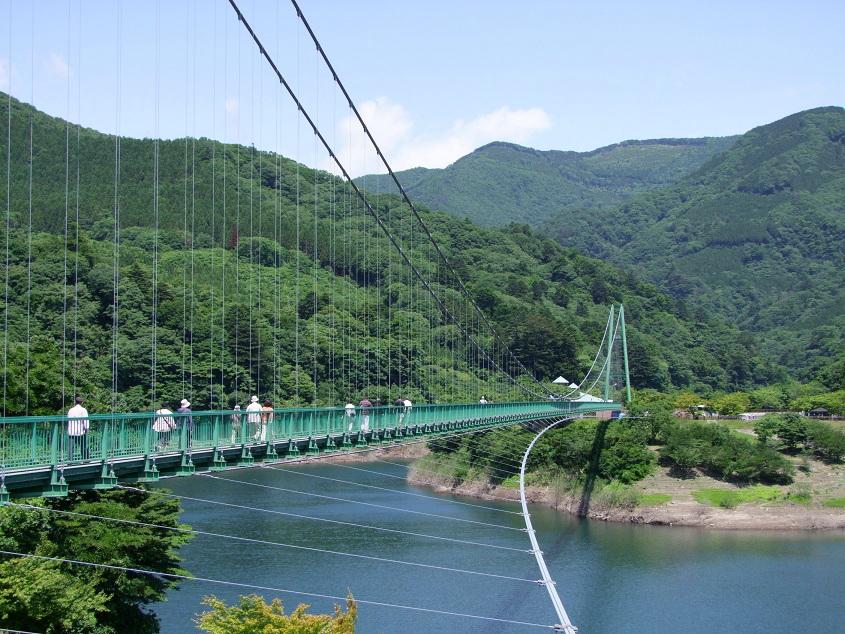 森林の駅・もみじ谷大吊橋