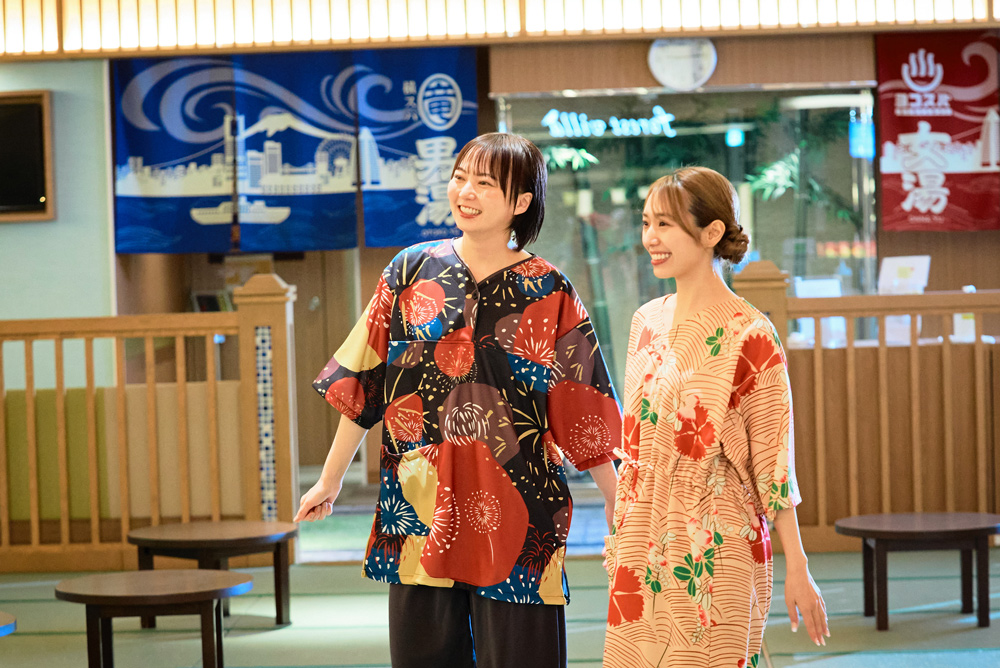 横濱スパヒルズ休憩スペース