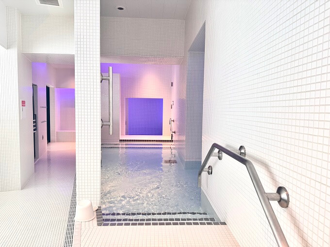 SPA＆SAUNA コリドーの湯　おしゃれな水風呂