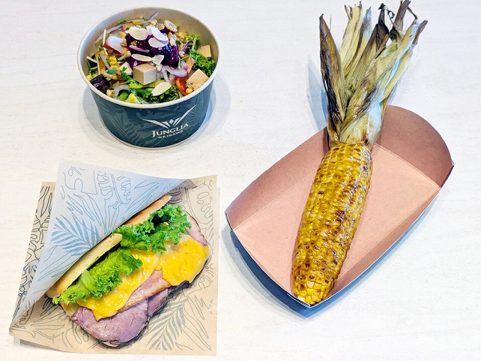 パワービーフサンド/THE WILD グリルコーン