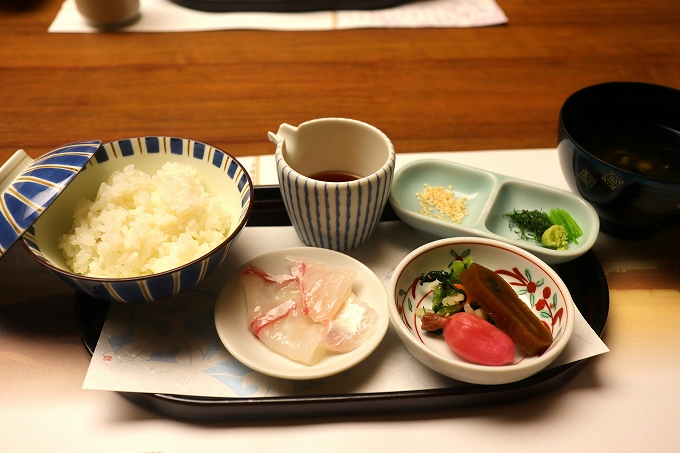 伊勢まだいとご飯