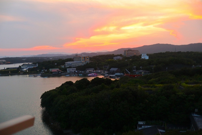 賢島の夕日
