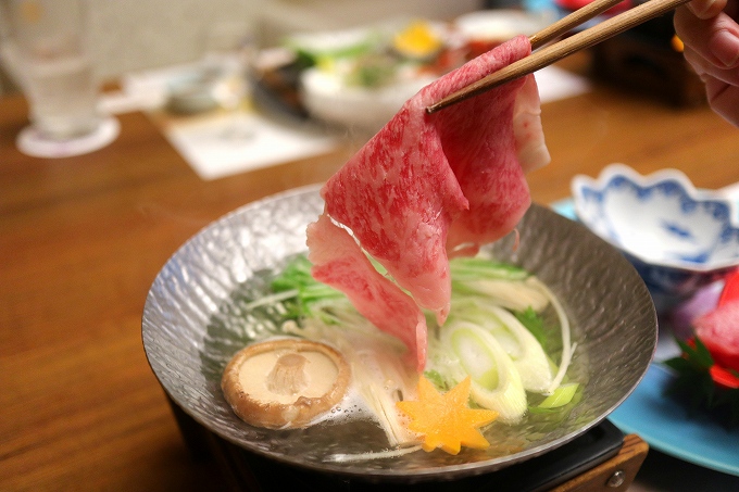 松阪牛のしゃぶしゃぶ