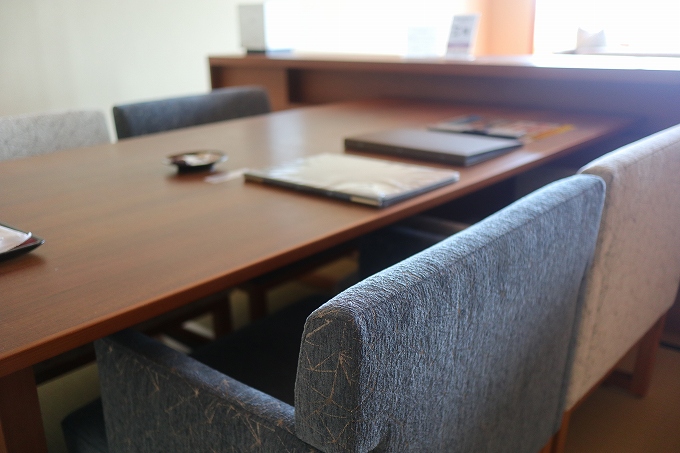 華陽棟 特別フロア『翠景』のテーブル