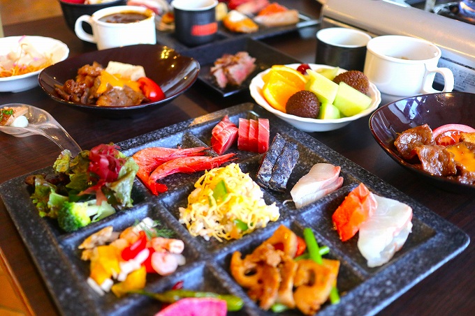 夕食の大江戸三ツ星バイキング