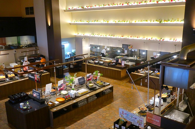 朝食の大江戸三ツ星バイキング