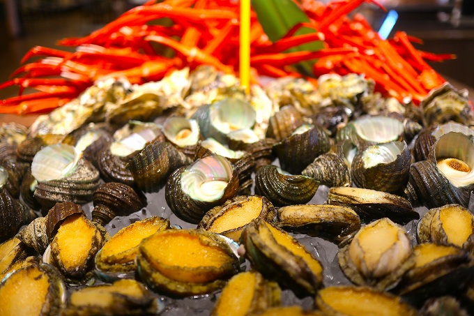 海鮮浜蒸しの食材