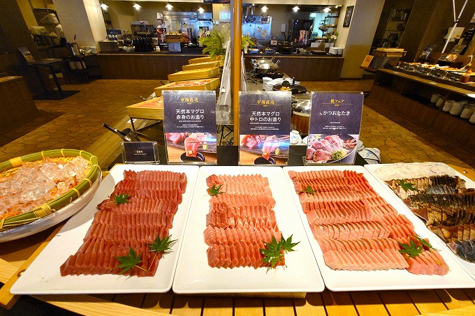 大江戸三ツ星バイキングのお造り