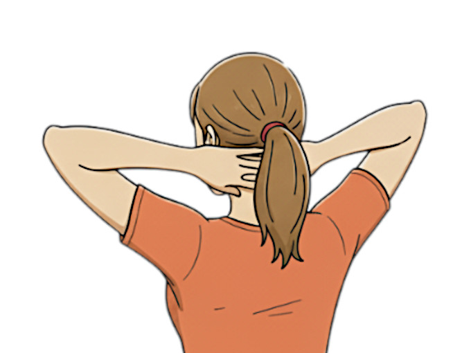 首のストレッチ