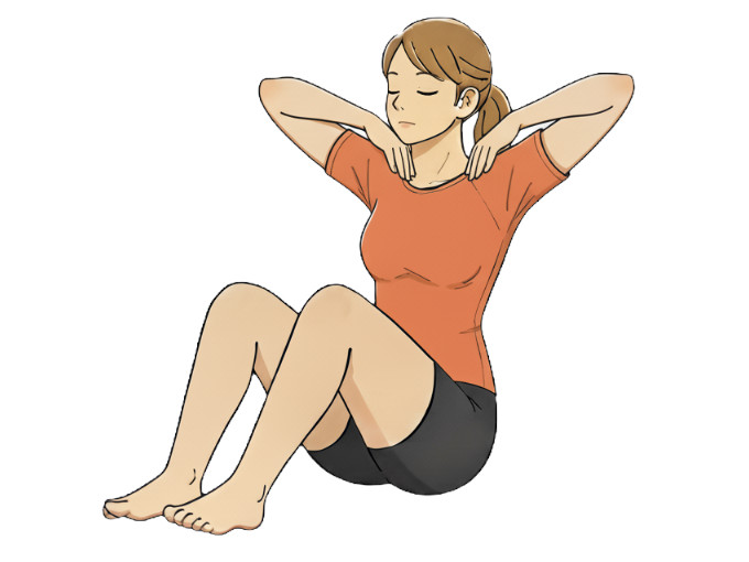 肩回しストレッチ