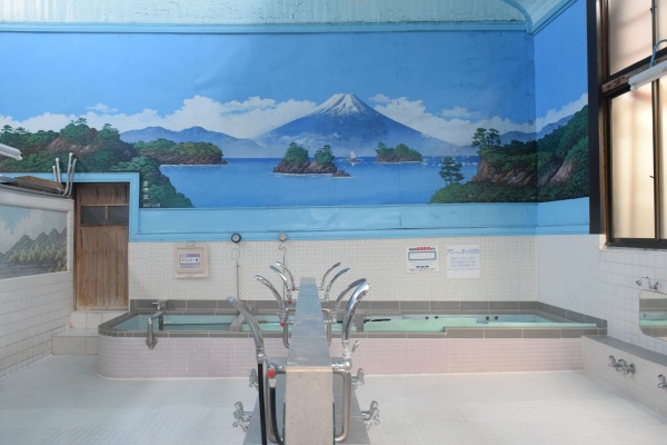 明神湯のペンキ絵