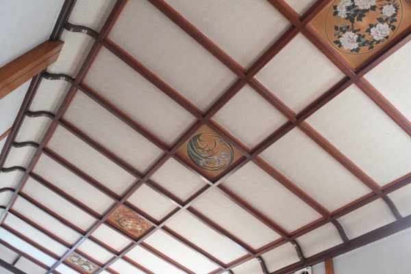 東京浴場の天井