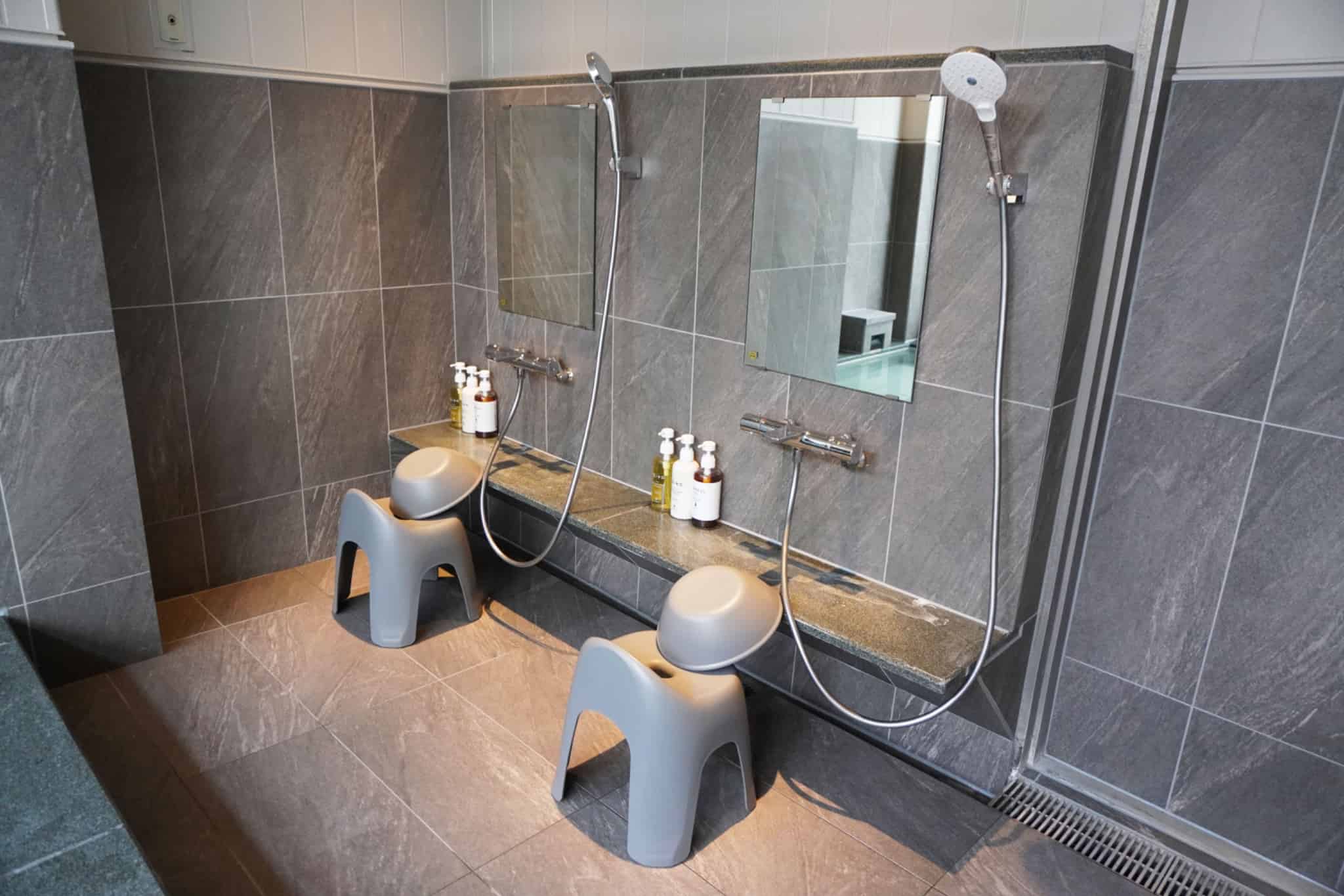 シックな洗い場