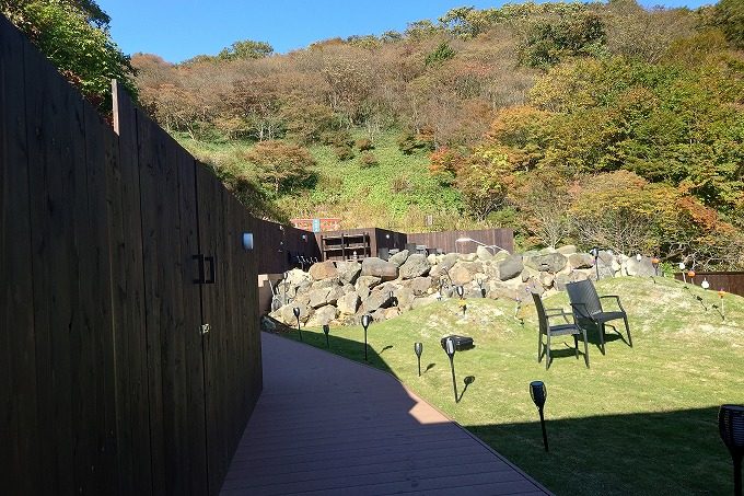 天空露天プールに至る道