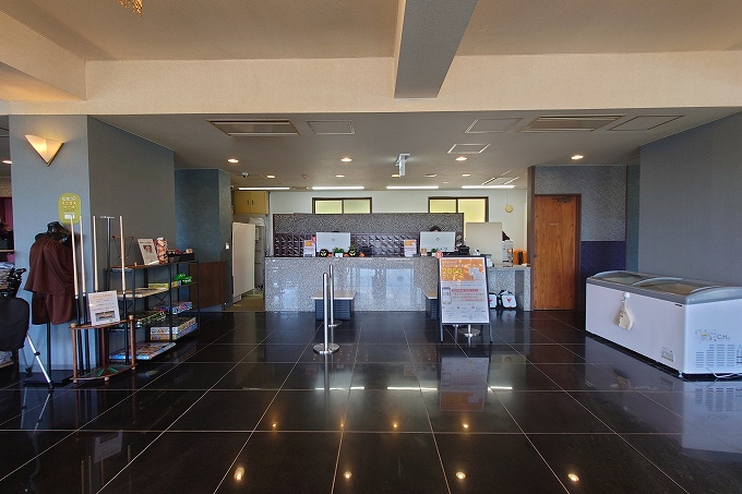 ゆうふり那須高雄温泉ロッジのロビー