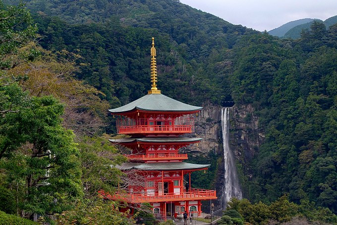 那智の滝と三重塔