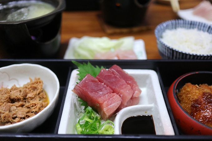 桂城のまぐろ定食