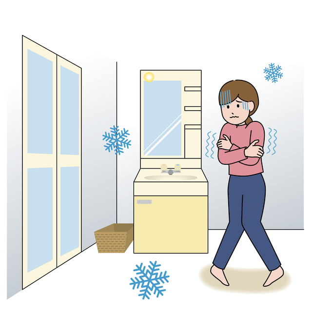 脱衣所が寒くなる理由とは?