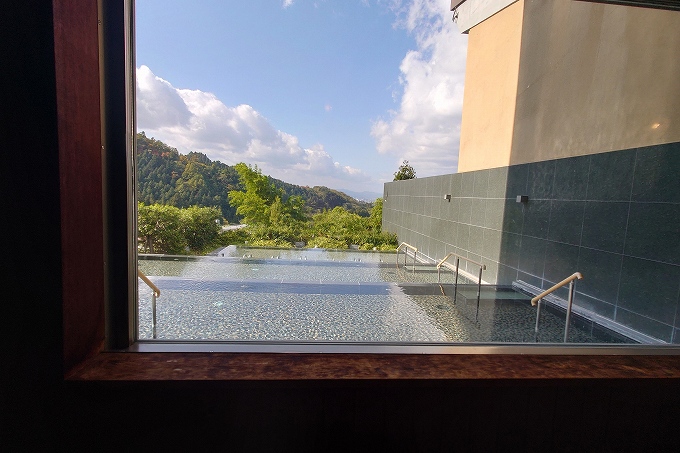 ドライサウナからの景色