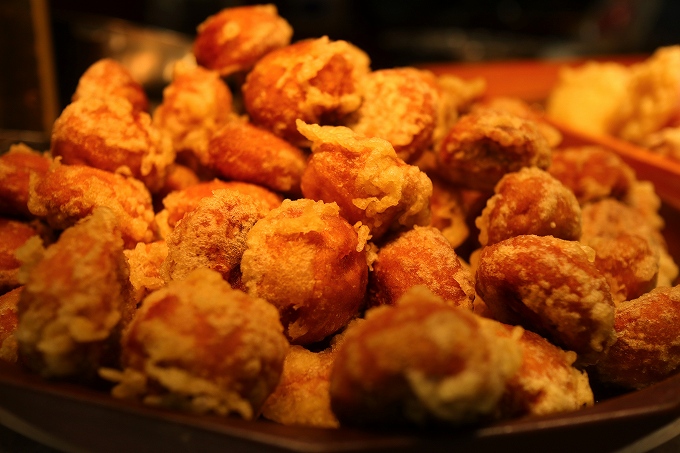 まんじゅうの天婦羅