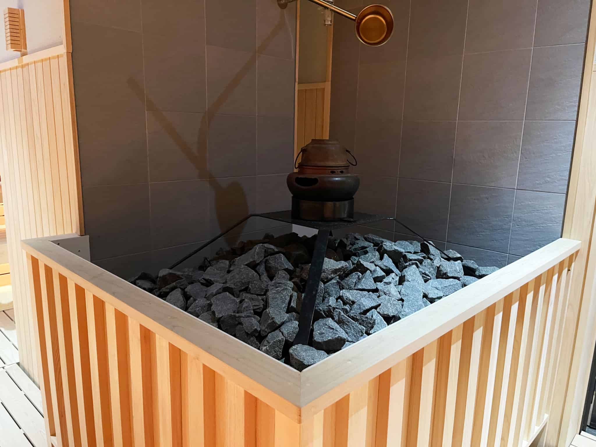 ほうじ茶ロウリュで極上の癒しを演出