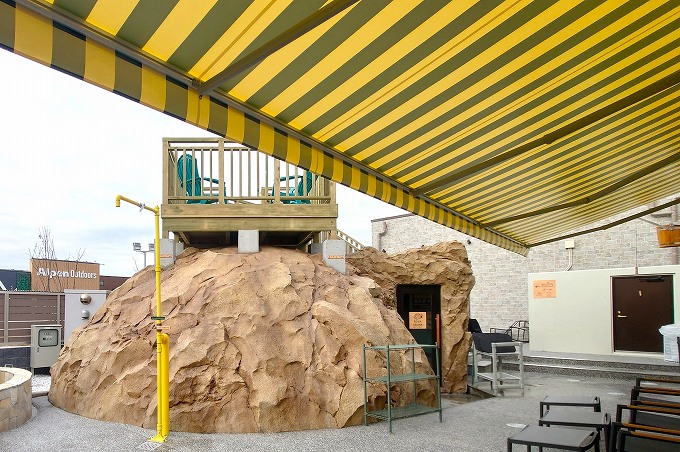 岩山はロックサウナ