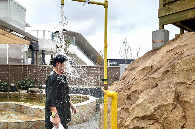 ジェット冷水シャワー