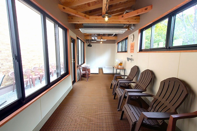 ととのい小屋の中