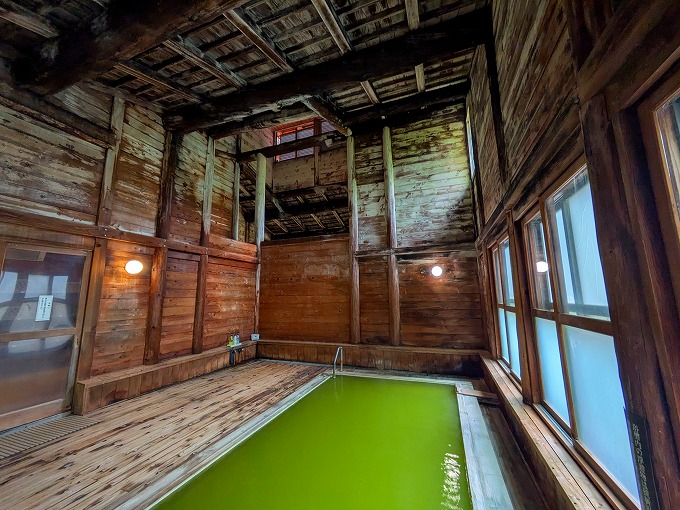 白濁した日のお湯