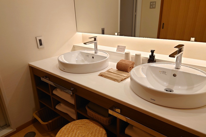 客室の洗面所