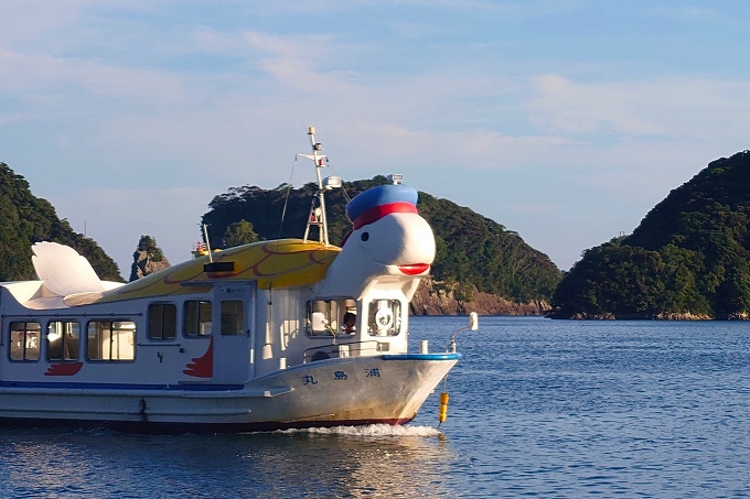 ホテル浦島の送迎船