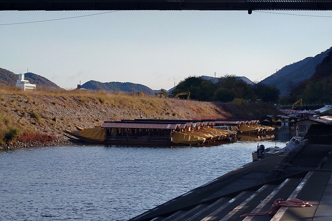 長良川と鵜飼の船