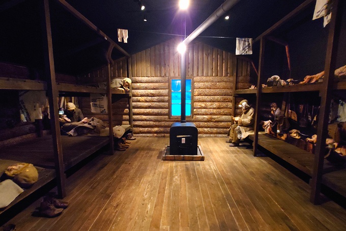 舞鶴引揚記念館の抑留生活体験室