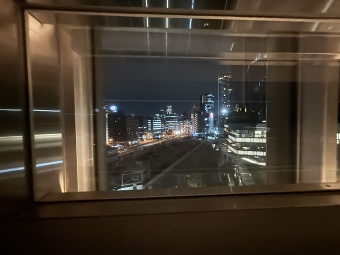 高輪SAUNAS 女性サウナ・パノラマからの夜景