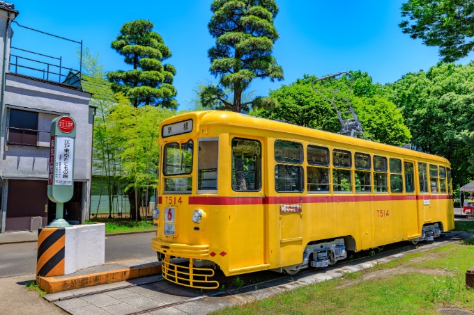 江戸東京たてもの園の電車（東京都）：千尋とカオナシが乗った電車のモデル