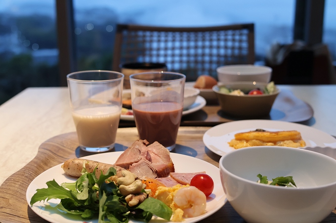 朝食ビュッフェ一例