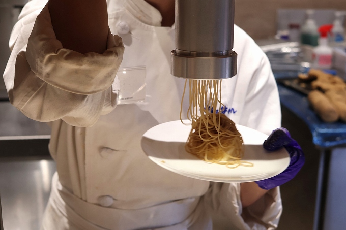 モンブラン絞り出し