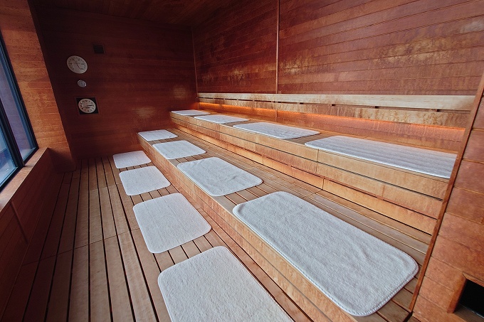 宙湯のドライサウナ