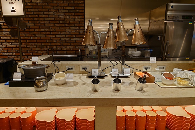 ビュッフェのキッズコーナー