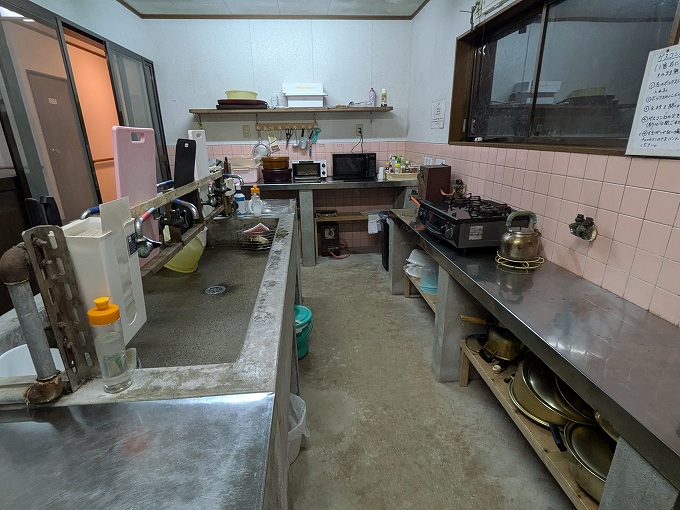 自炊用の調理場