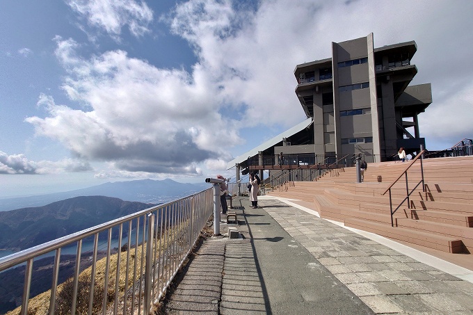 芦ノソラの展望デッキ