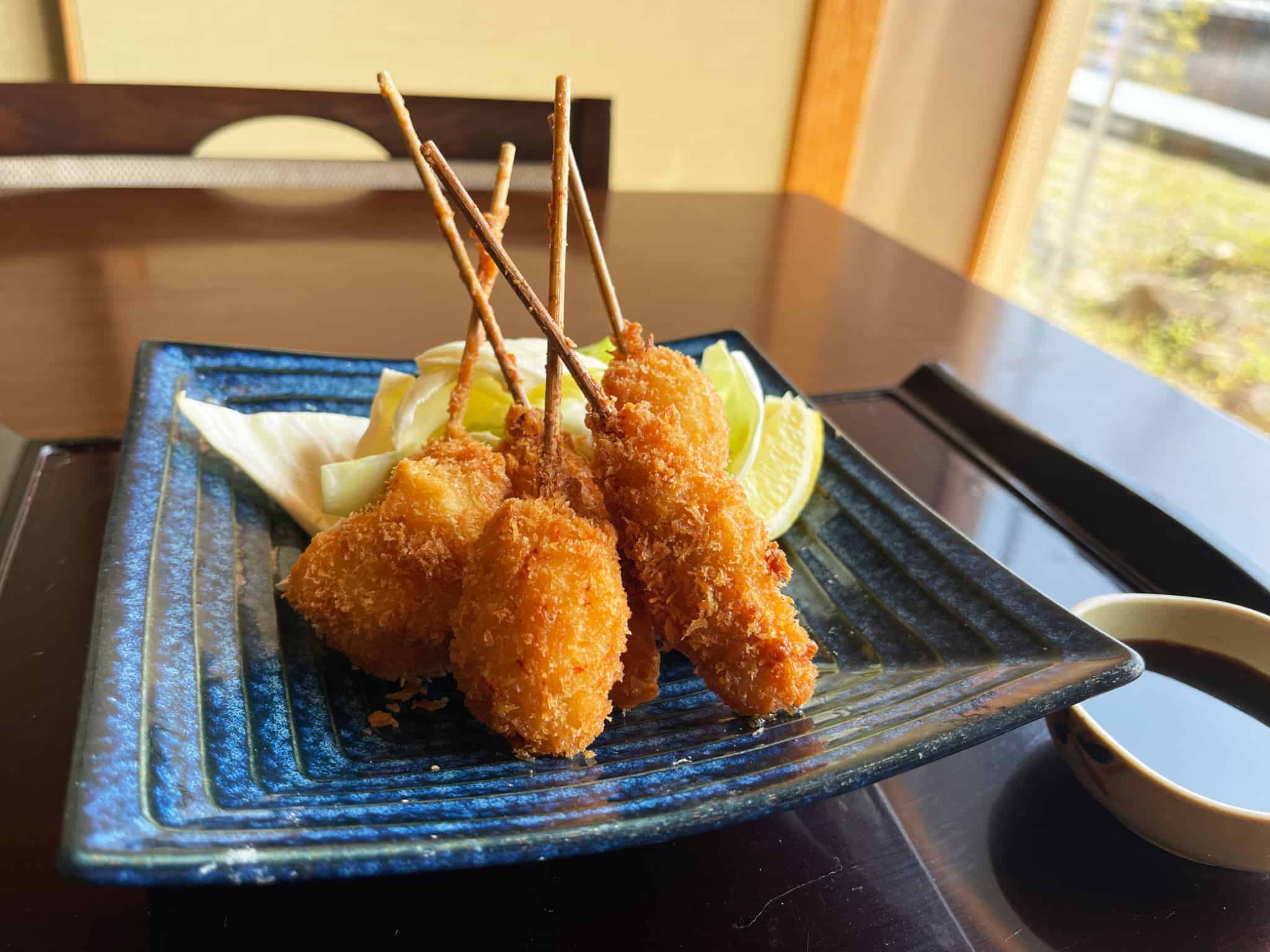 「串カツ五種盛り」