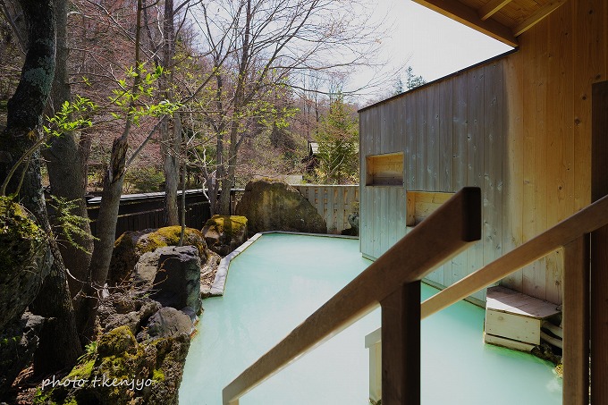 かつらの湯 丸永旅館　混浴露天風呂