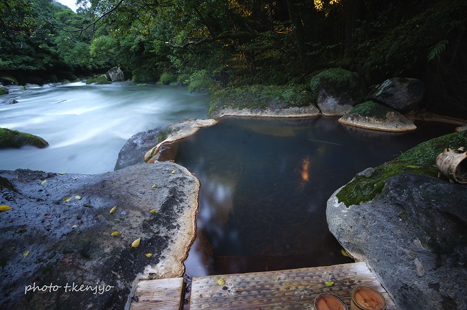 妙見温泉 妙見石原荘の混浴露天風呂（鹿児島県）