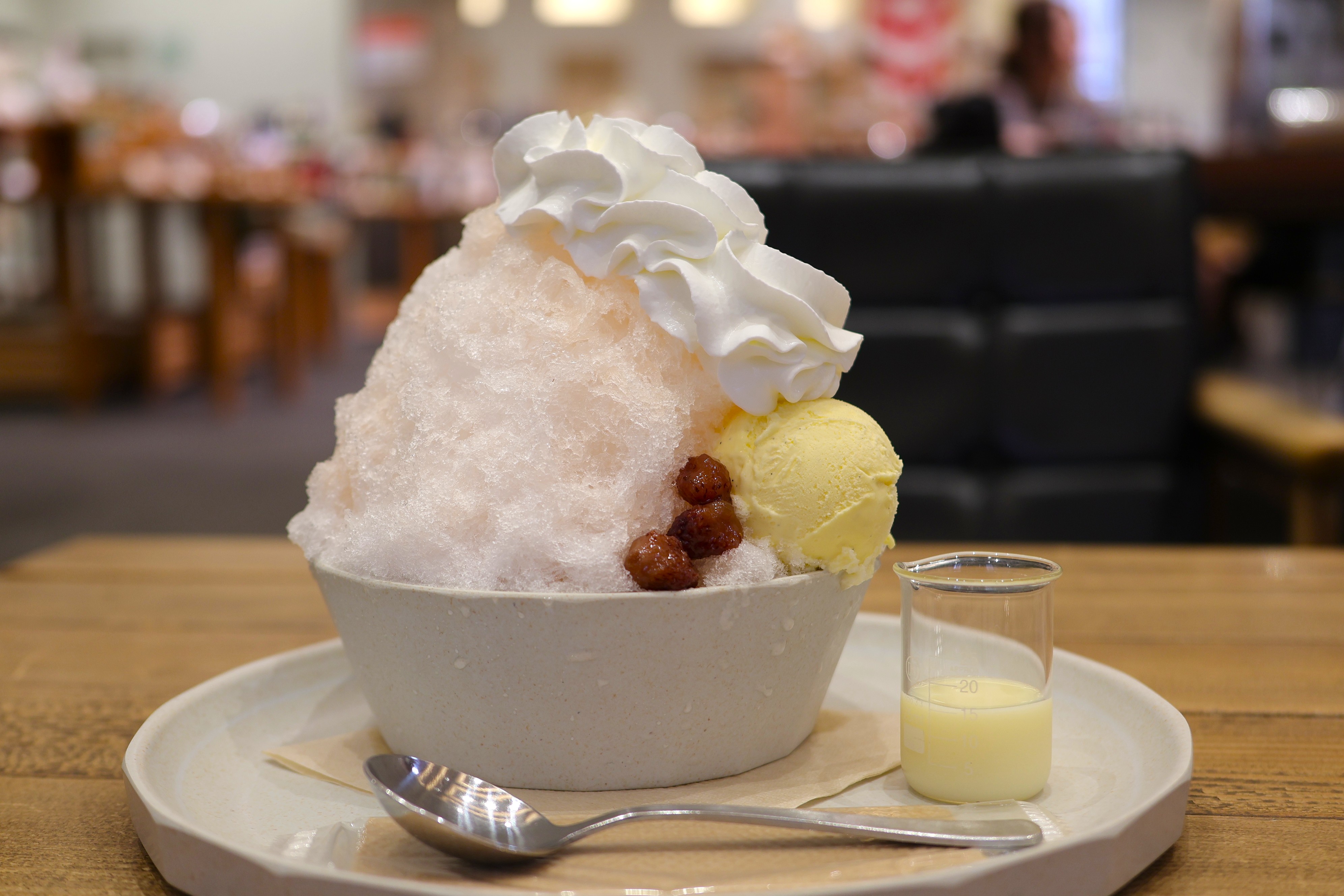 タウトナコーヒー赤レンガ店のかき氷
