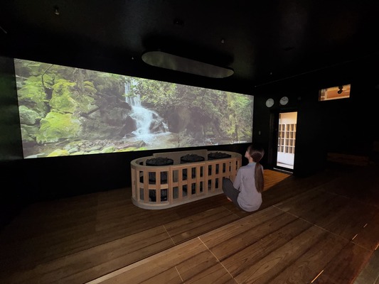 SPA EAS映像演出サウナ「SAUNA IMMERSIA」(サウナイマーシア)2